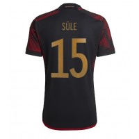 Tyskland Niklas Sule #15 Fotballklær Bortedrakt VM 2022 Kortermet